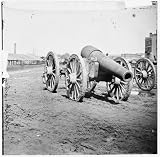 Civil War Reprint Richmond, Va. Captured siege guns at Rocketts