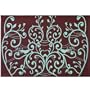 Labyrinth Placemat & Napkin - Placemat, Chestnut (19 x 13)