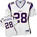 Adrian Peterson White Reebok Premier Minnesota Vikings Women's Jersey - XX-Large