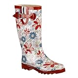 Women's Allison Floral Rain Boots - Multicolor