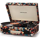 Crosley CR8005C-TR Cruiser II Portable Battery Powered 3-Speed Turntable (Triangle)