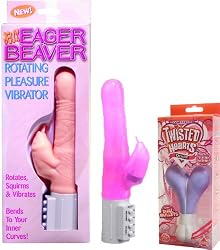 Pipedream Products Pink Jelly Eager Beaver Vibrator Adult Sex Toy Kit