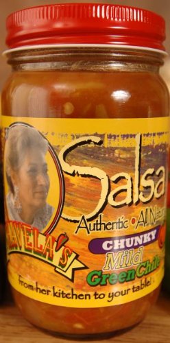 Chavela's Mild Green Chile Salsa - 16 oz (Pack of 3)