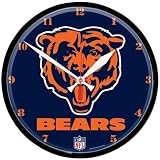 Chicago Bears Round Clock