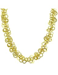 14 Karat Yellow Gold Flat Multi-Rolo Necklace (17 Inch)