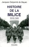 Histoire de la Milice, 1918-1945