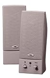 Cyber Acoustics CA-2012 Speakers with Cloth Grill & Headphone Jack (2-Piece)