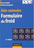 Aide-mémoire Formulaire du froid