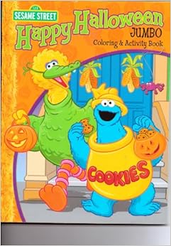 Sesame Street Happy Halloween Jumbo Coloring & Activity ...