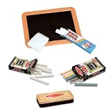 Melissa & Doug Chalk and Eraser with Chalkboard Set of 4 Items