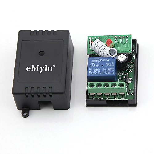 eMylo DC 12V 1 Channel 433Mhz RF Wireless Relay Remote Control