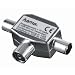 Hama Antennen-Verteiler (Koax-Kupplung, 2 Koax-Stecker) [Amazon Frustfreie Verpackung]