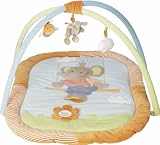 Playshoes 4010952290172 Spielbogen Elefant mit vielen Details, f&ouml;rdert die Wahrnehmung von Farben, Formen und die Greiffunktion der H&auml;nde, Ma&szlig;e circa 75 x 100 cm