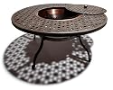 Strathwood Shaw Cast Aluminum Round Table with Fire Pit