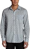 7 For All Mankind Men's Liberty Print Woven Shirt,Fiji,X-Large