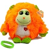 Official Licensed TY Monstaz Chester Large Chattering Plush Monster Toy + VanGoddy LIVE * LAUGH * LOVE Wristband