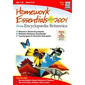 Encyclopaedia Britannica Homework Essentials Plus 2004