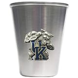Bergamot Kentucky Wildcats Stainless Steel Shot Glass Set of 4