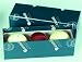 Sports : Carom-Ballsatz Aramith 61,5 mm. Kugel_141001