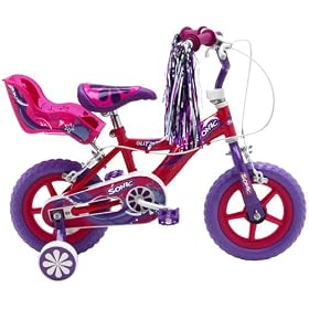 Sonic Glitz Girls Bike - Purple/Cerise, 12-Inch