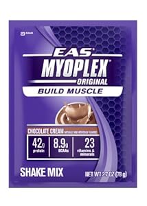 EAS Myoplex Original Powder, Chocolate Cream, Shake Mix, 2.7-Ounce, 42-Count
