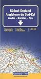 Angleterre du Sud-Est (London, Brighton, York) - Carte routi�re et touristique (�chelle : 1/300 000)