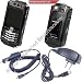 Leather Cingular Blackberry Pearl / 8100c T-mobile Pearl 8100 Blackberry Pearl Bergamo Leather Case + Car Charger + Wall Charger for Blackberry 8100 Blackberry 8100c Blackberry Pearl