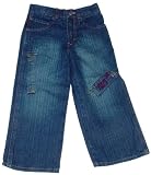 Boys' Sandblast Denim Jeans with NY Embroidery and Denim Patches