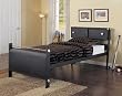 Z-Bedroom Twin Size Bookcase Bed with Flat Panel Footboard By Powell Furniture