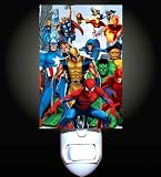 Comic Book Superstars Decorative Night Light