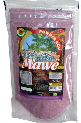 Acai Powder in 100 g Pouch, Fresh from Brazilian Amazon. Concentrated Extract (4:1) 1,000 mg powder assai