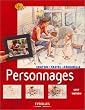 Personnages : Crayons, pastel, aquarelle