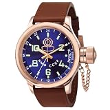 Gold Watches, Invicta Mens Signature Collection Russian Diver 18kt Rose Gold-Plated GMT Watch