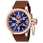 Invicta Men's 7214 Signature Collection Russian Diver 18kt Rose Gold-Plated GMT Watch