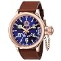Invicta Men's 7214 Signature Collection Russian Diver 18kt Rose Gold-Plated GMT Watch