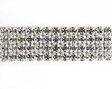 4-Row Rhinestone Crystal Cake Banding