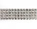4-Row Rhinestone Crystal Cake Banding