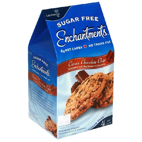 Lite Harvest Sugar-Free Cookies, Chocolate Chip, 6-Ounce Packages (Pack of 6) by Lite Harvest