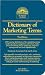 Book Dictionary of Marketing Terms