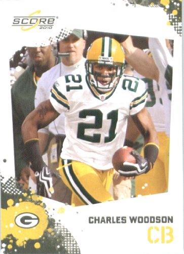 Charles Woodson - Green Bay Packers - 2010 Score Football Card - NFL Trading Card in Screwdown Case