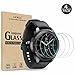 [4 Pack] Tempered Glass Screen Protector for Samsung Galaxy Watch 42mm / Gear S2, Akwox [0.33mm 2.5D High Definition 9H] Premium Clear Screen Protector for Samsung Galaxy Watch Smartwatch 42mm/Gear S2