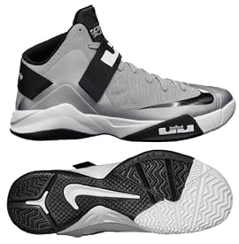 Nike 525017004 Zoom Soldier VI TB Men's Basketball Shoes (Wolf Grey/Black-White)
