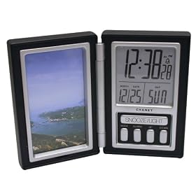 Chaney Instruments Picture Frame Digital Alarm Clock by Chaney Instruments