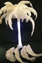 Natural WHITE 100 Floss Ostrich FEATHER~13"-17" Long~For Eiffel Tower Vase Arrangements