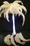 Natural WHITE 100 Floss Ostrich FEATHER~13