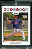 2008 Topps # 532 Tim Lahey RC - Rookie Card - Philadelphia Phillies - MLB Baseball Trading Card in a Protective Screw Down Display Case