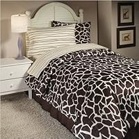 Giraffe Four Piece Full Comforter Set