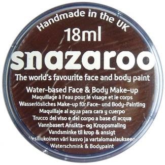 18ML DARK BROWN Classic Snazaroo Classic Face Paint