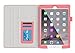 iPad Air 2 Case, Apple iPad Air 2 Leather Case, rooCASE Dual View Slim Fit Leather PU Folio Case with Smart Cover Auto Sleep / Wake Feature for Apple iPad Air 2 (iPad 6) 2014 Model, Pink