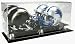 BCW Deluxe Acrylic Double "Mini" Helmet Display - With Mirror - Football Helmet, Goalie Mask, Racing Helmet - Sports Memoriablia Display Case!